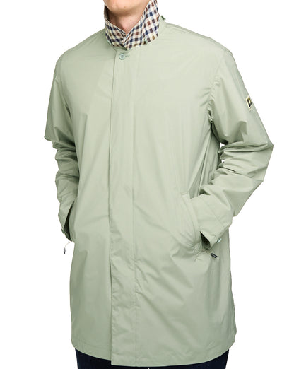 Aquascutum RLG Badge Packable Trench Light Green