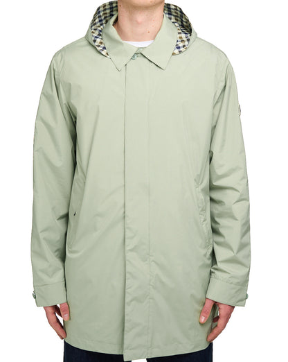 Aquascutum RLG Badge Packable Trench Light Green