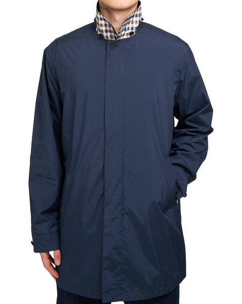 Aquascutum RLG Badge Packable Trench Navy