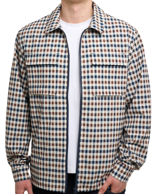 Aquascutum Aquascutum Shell SP Overshirt Club Check