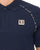 Aquascutum Stretch Pique Piping Polo Navy
