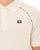 Aquascutum Stretch Pique Piping Polo Off White Ice