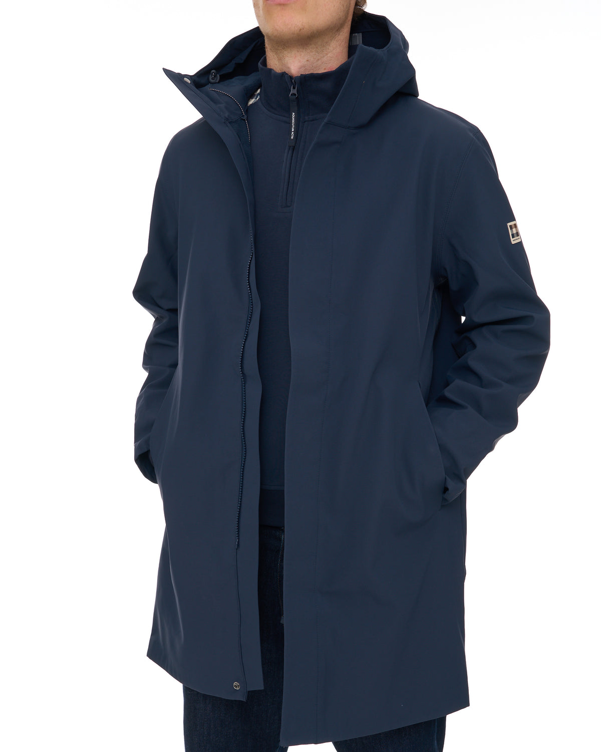 Aquascutum Therma-S Long Parka Navy