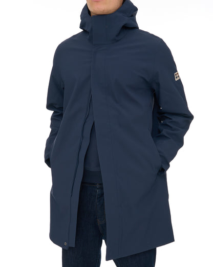 Aquascutum Therma-S Long Parka Navy
