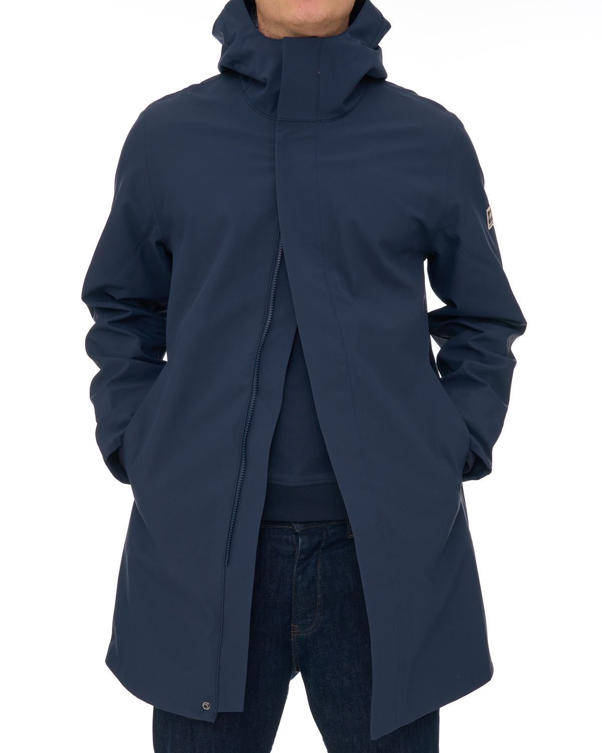 Aquascutum Therma-S Long Parka Navy