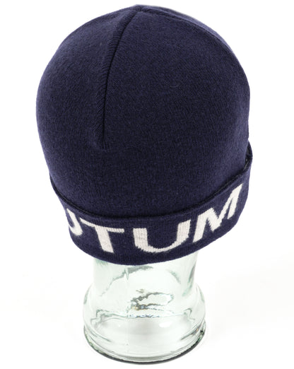 Aquascutum Wool Logo Beanie Navy