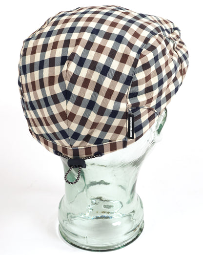 Aquascutum Lamina Flat Cap Club Check