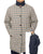 Aquascutum Reversible Padded  Trench Navy/Club Check