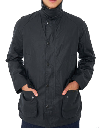 Barbour Ashby Wax Jacket Navy