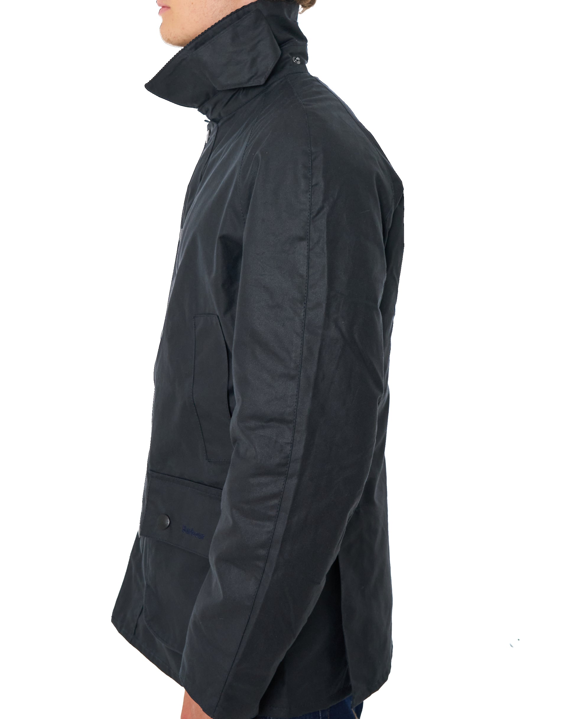 Barbour Ashby Wax Jacket Navy