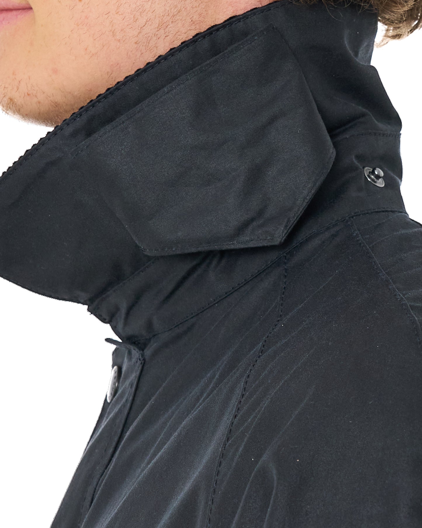 Barbour Ashby Wax Jacket Navy