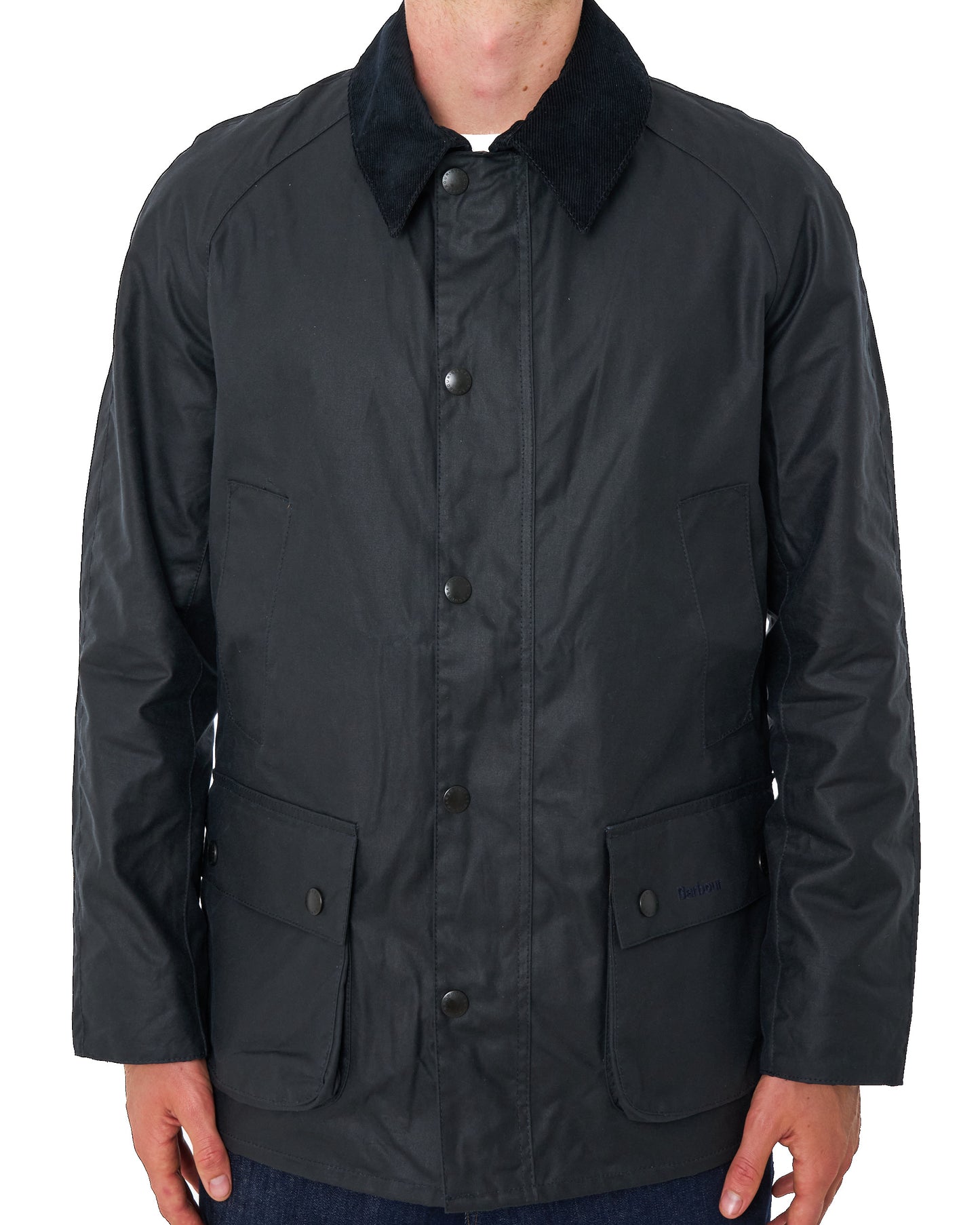 Barbour Ashby Wax Jacket Navy