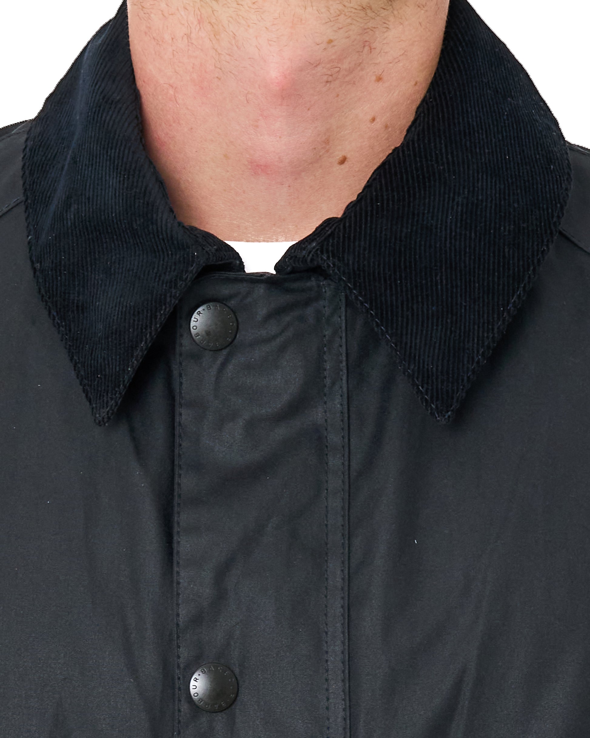 Barbour Ashby Wax Jacket Navy