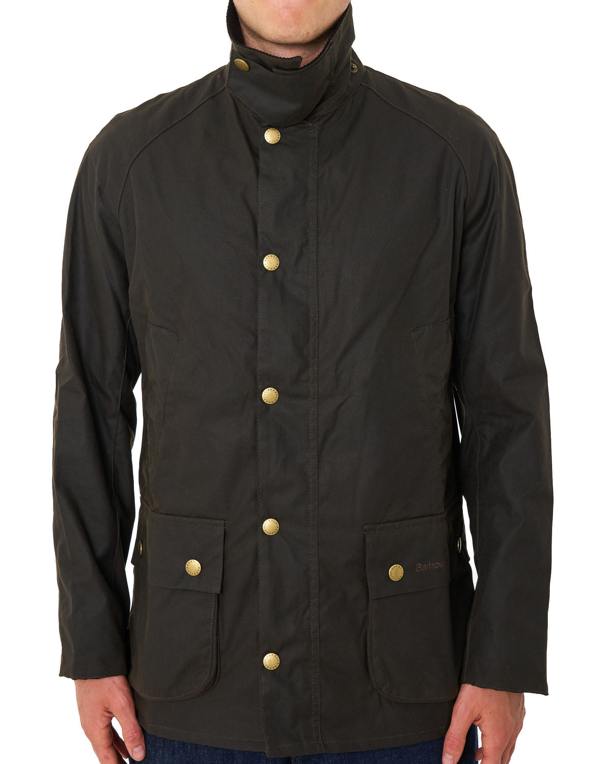 Barbour Ashby Wax Jacket Olive