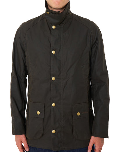 Barbour Ashby Wax Jacket Olive