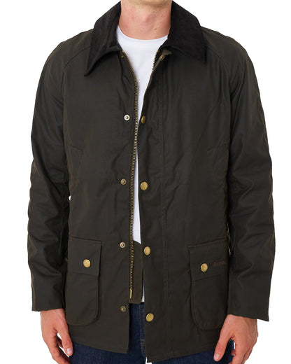 Barbour Ashby Wax Jacket Olive