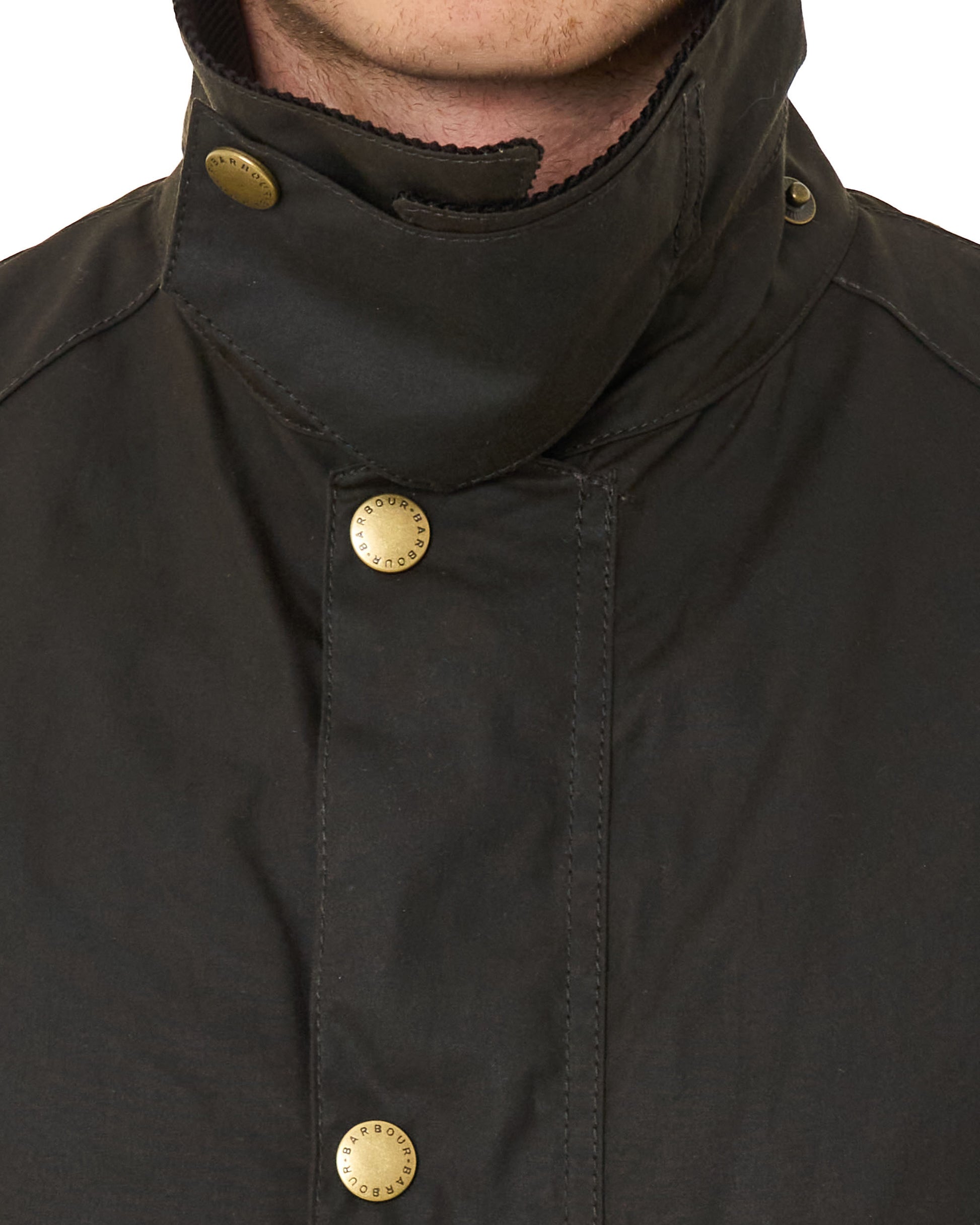 Barbour Ashby Wax Jacket Olive
