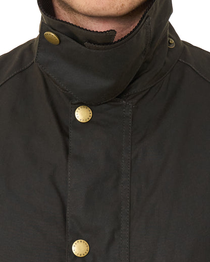 Barbour Ashby Wax Jacket Olive