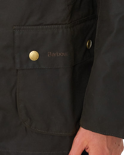Barbour Ashby Wax Jacket Olive