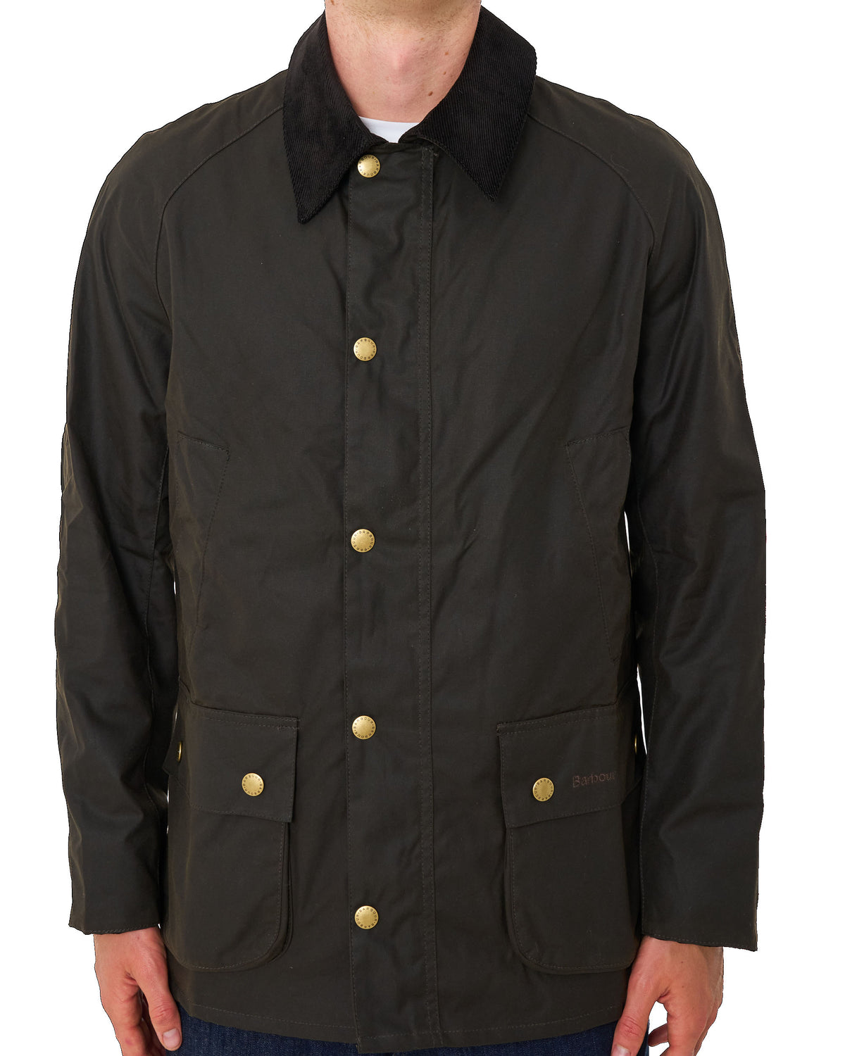 Barbour Ashby Wax Jacket Olive