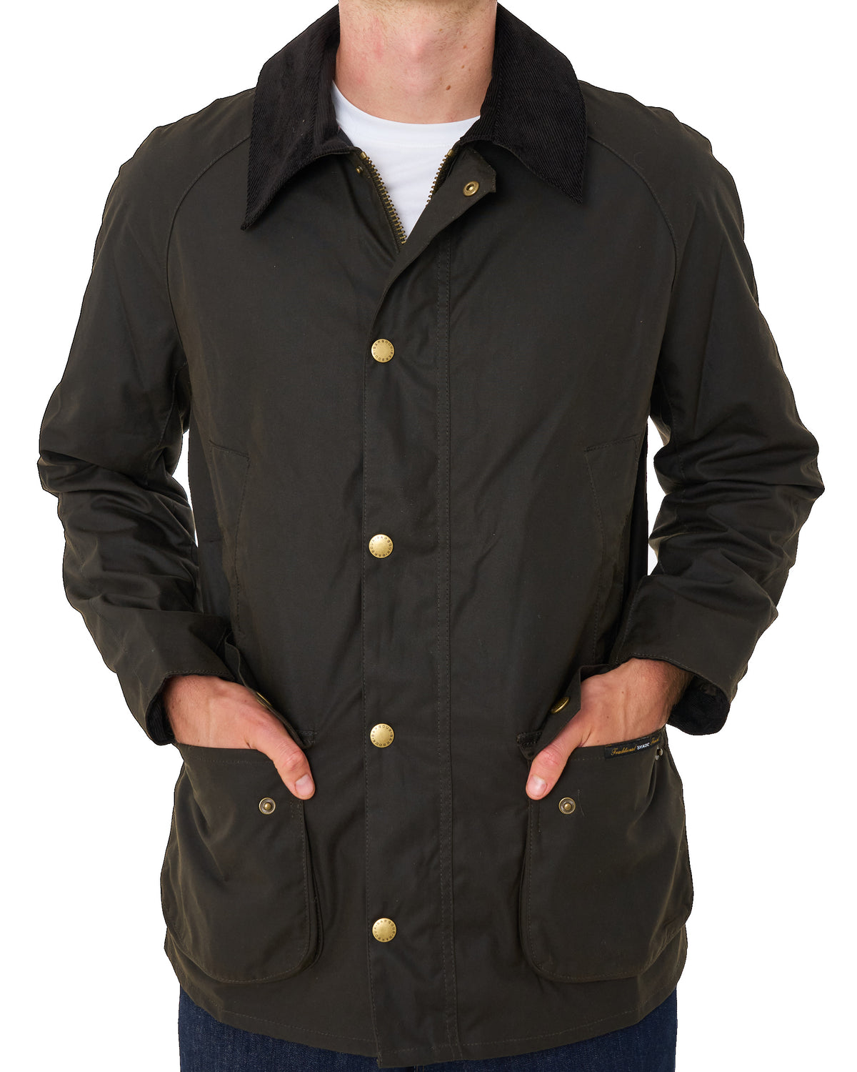 Barbour Ashby Wax Jacket Olive