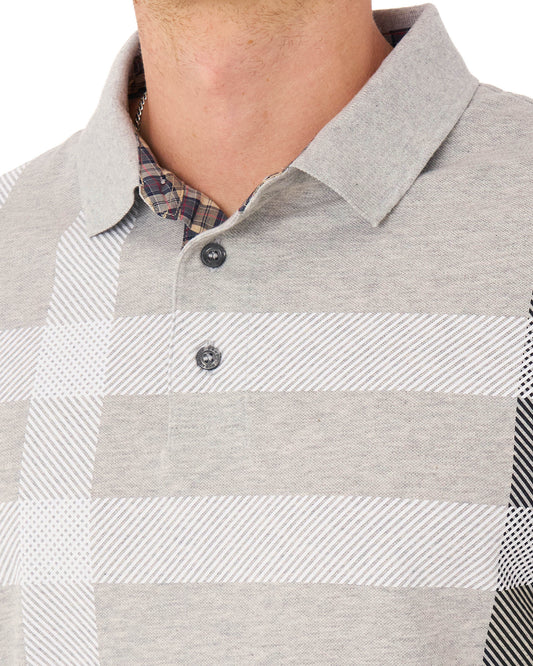 Barbour Barbour Blaine Long Sleeve Polo Grey Marl