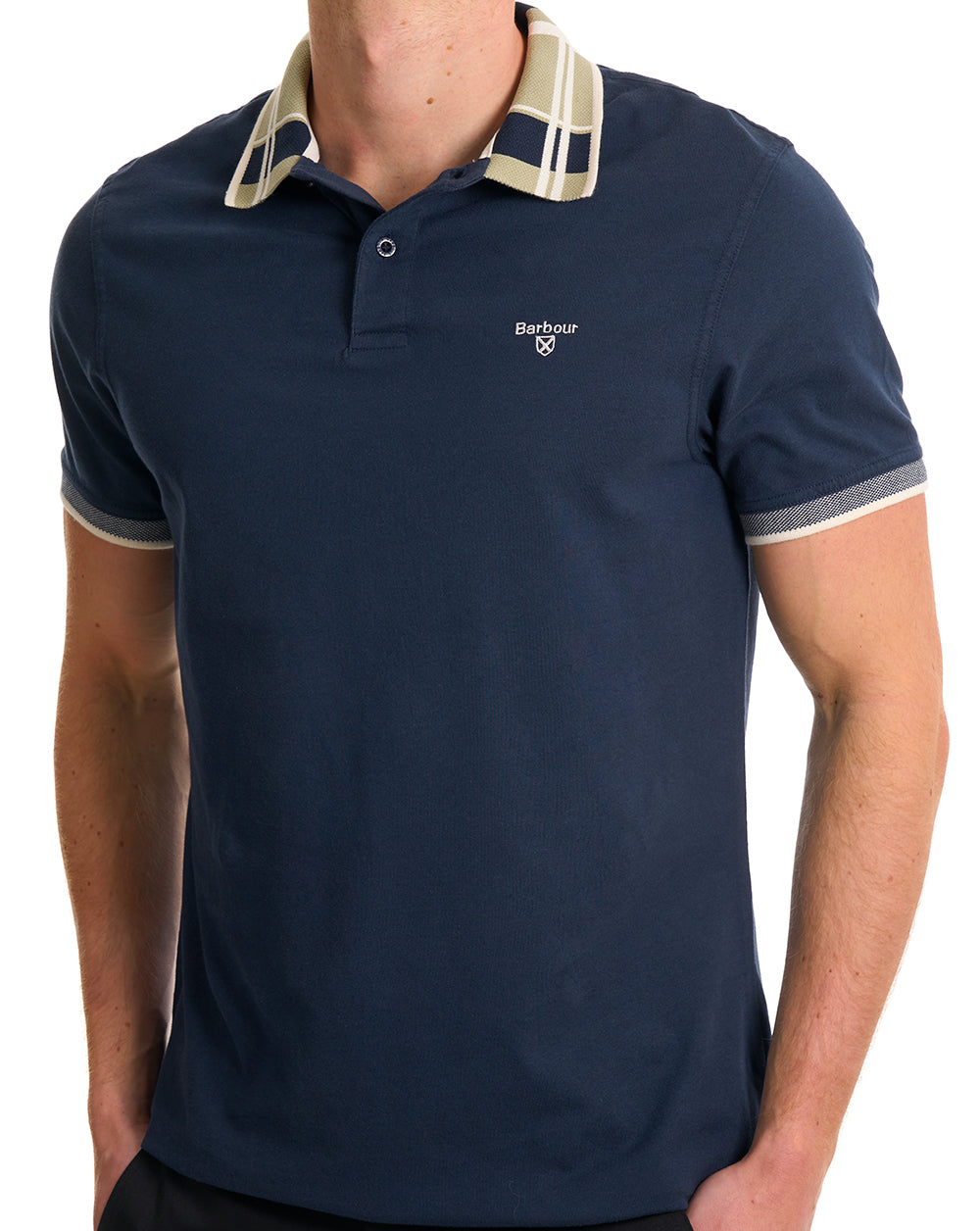 Barbour Callington Tailored Polo Shirt Navy