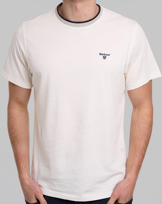Barbour Barbour Cornsay Tailored T Shirt Whisper White