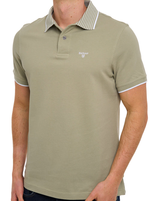 Barbour Barbour Denwick Polo Shirt Mineral Green
