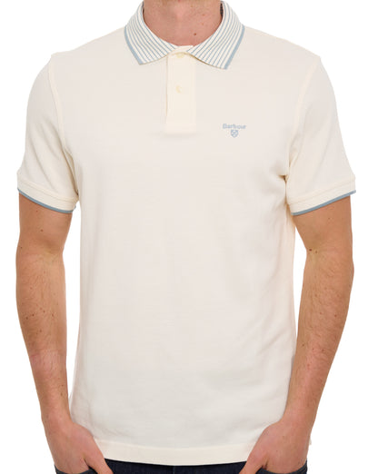 Barbour Denwick Polo Shirt Whisper White