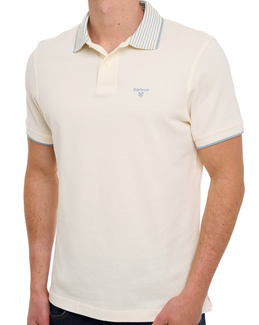 Barbour Barbour Denwick Polo Shirt Whisper White