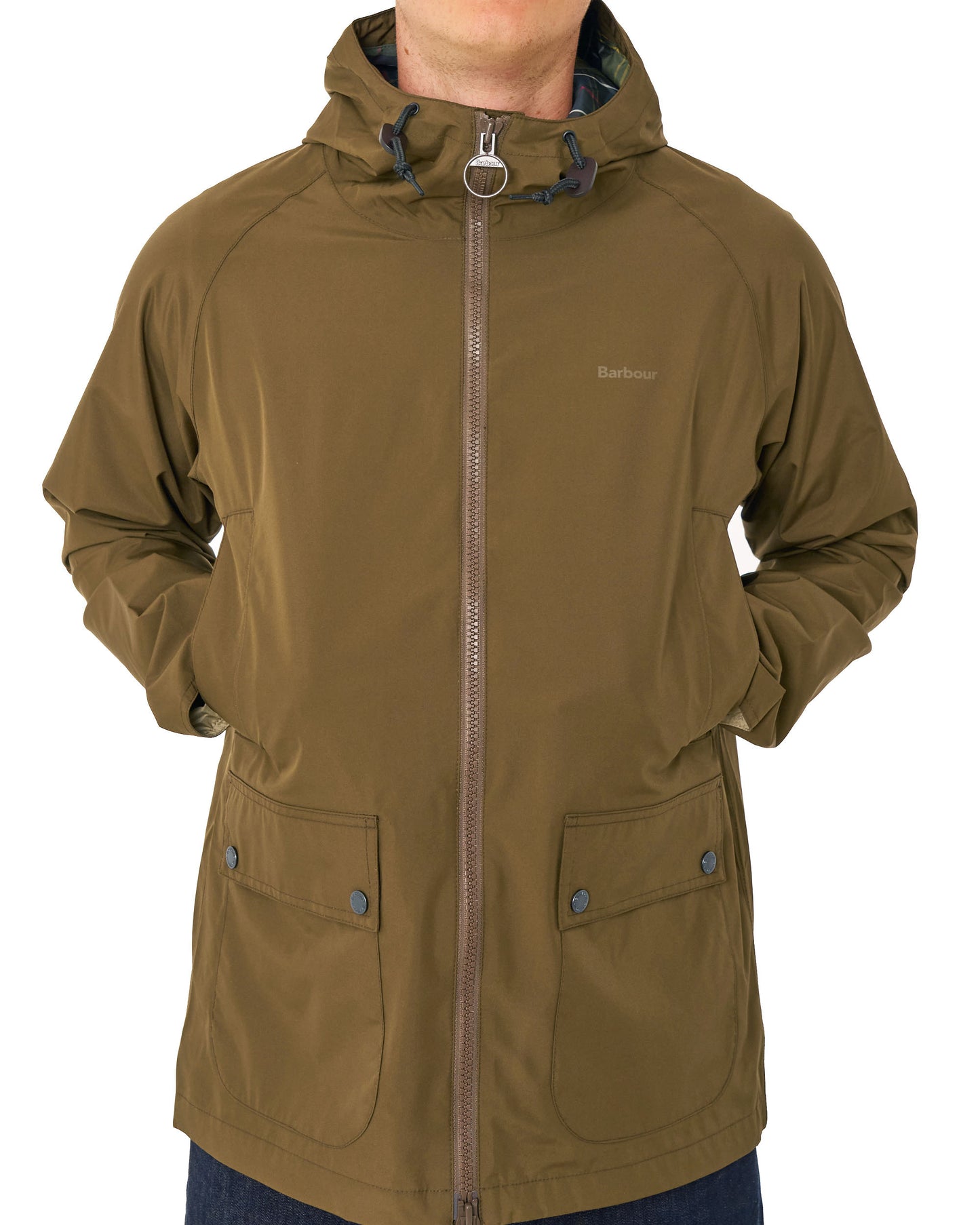 Barbour Domus Waterproof Jacket Dark Sand