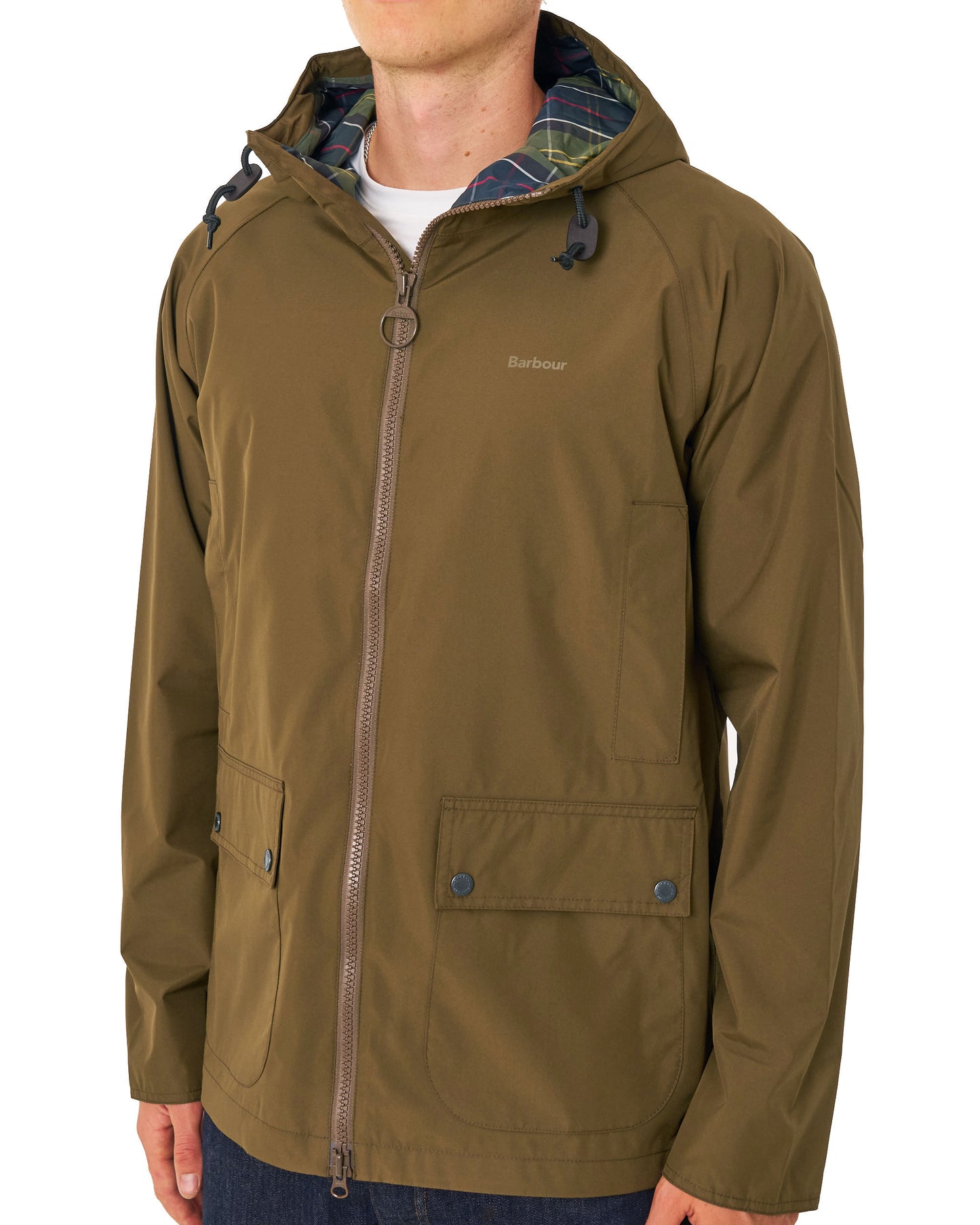 Barbour Domus Waterproof Jacket Dark Sand