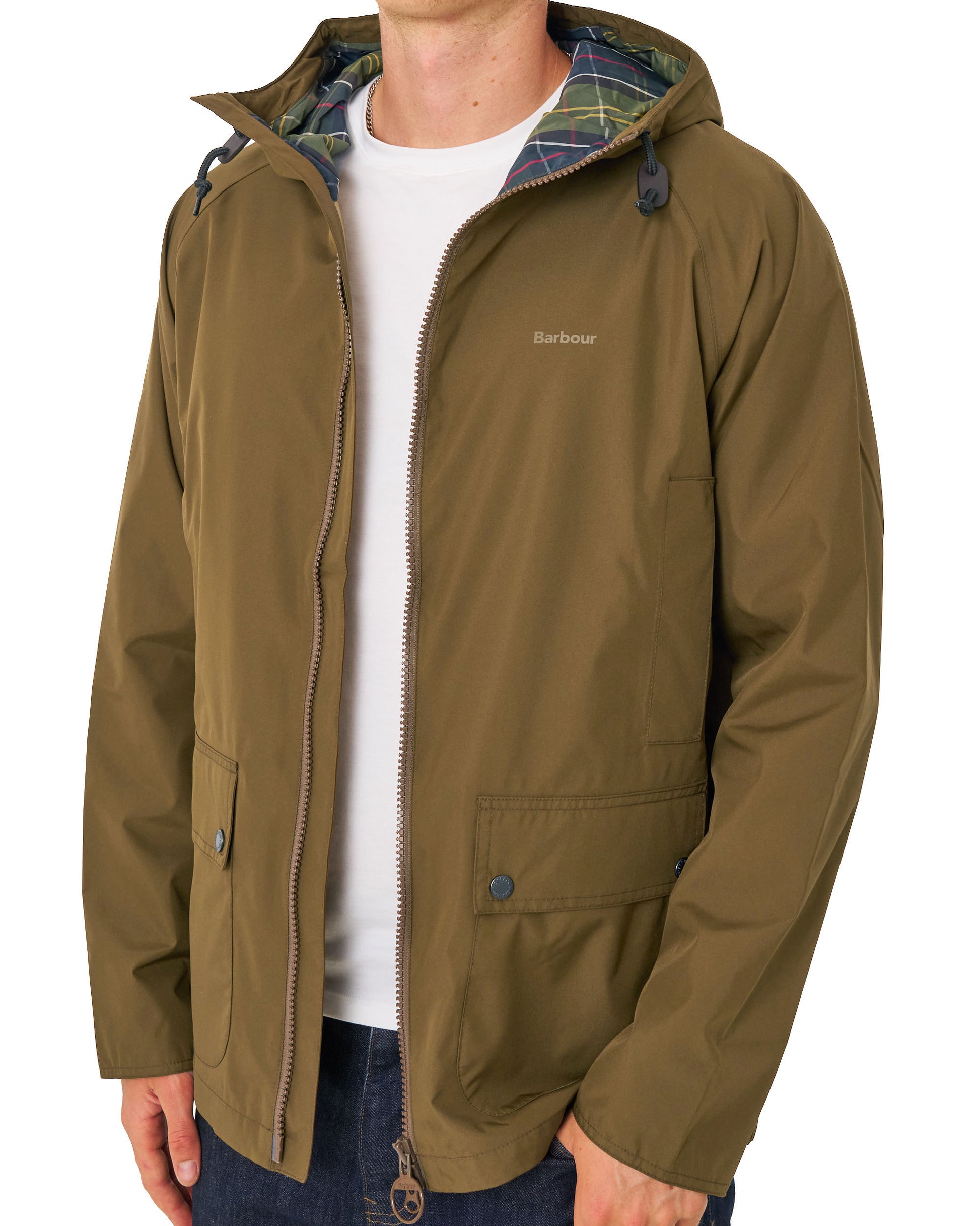Barbour Domus Waterproof Jacket Dark Sand