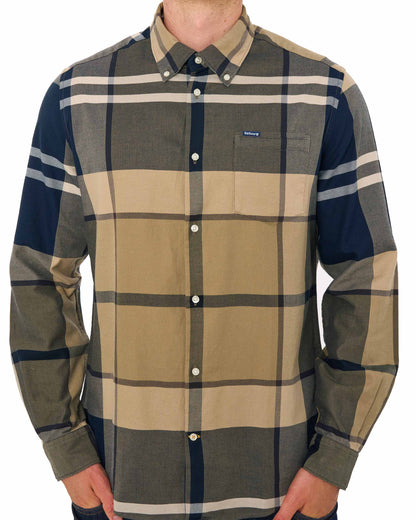 Barbour Dunoon Tailored Shirt Birchwood Dress Tartan