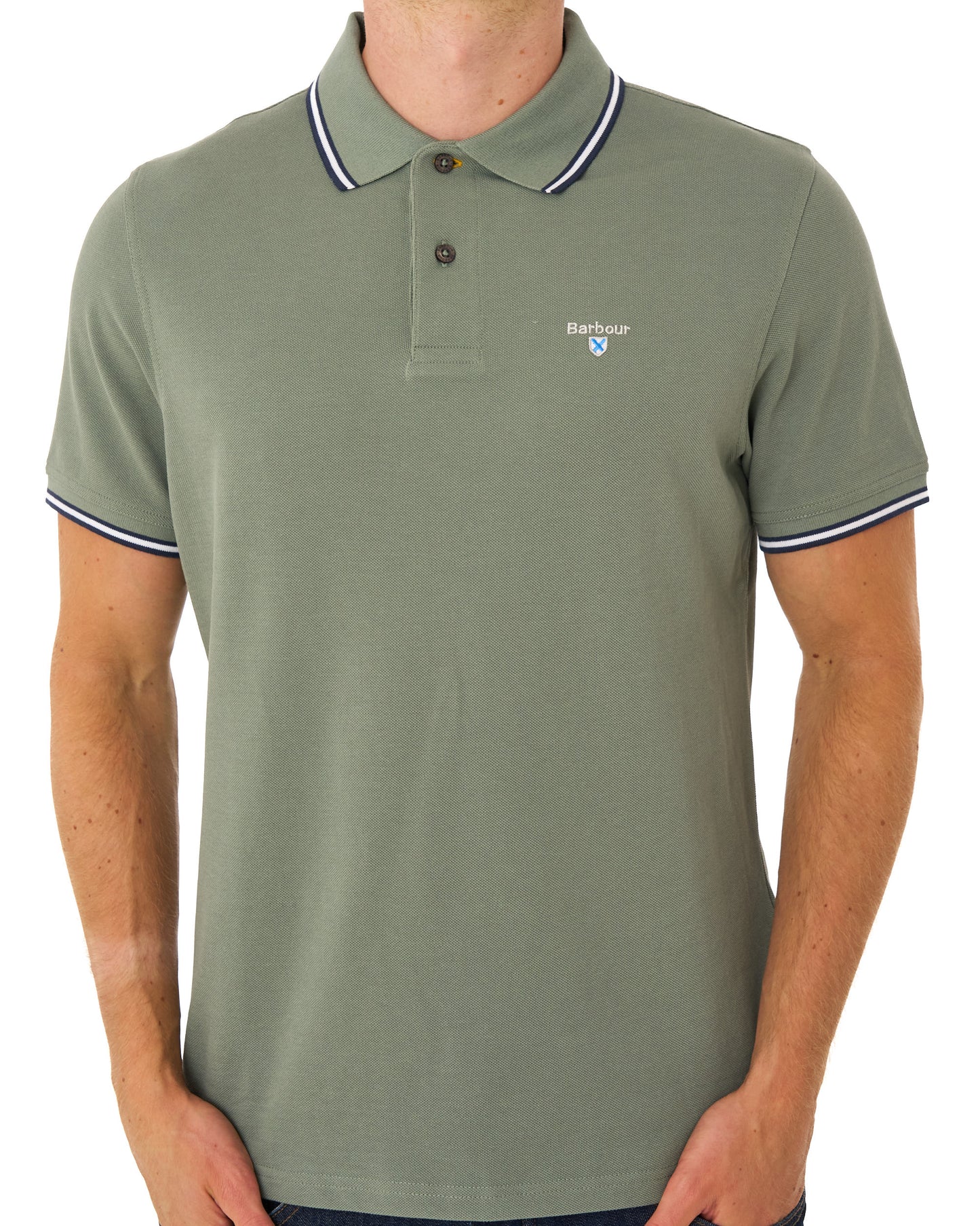 Barbour Fielding Polo Shirt Agave Green