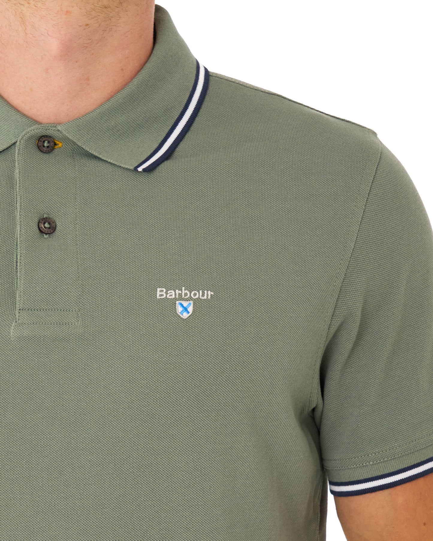 Barbour Fielding Polo Shirt Agave Green