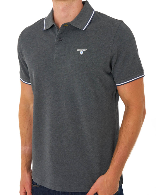 Barbour Barbour Fielding Polo Shirt Charcoal