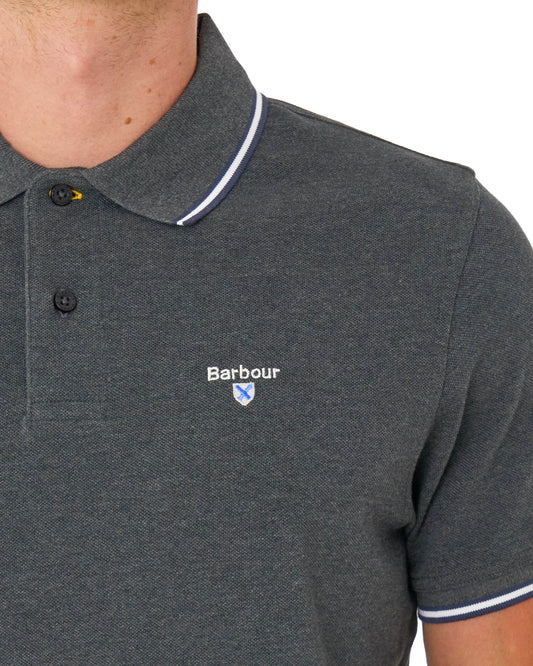 Barbour Barbour Fielding Polo Shirt Charcoal