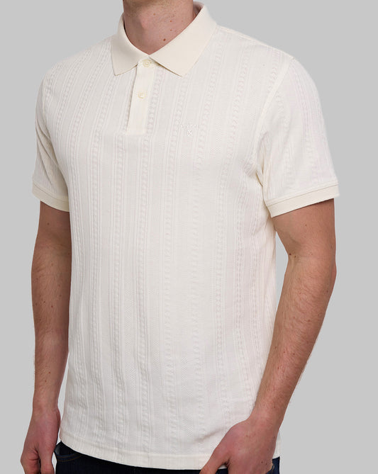 Barbour Barbour Harwell Tailored Polo Shirt Whisper White