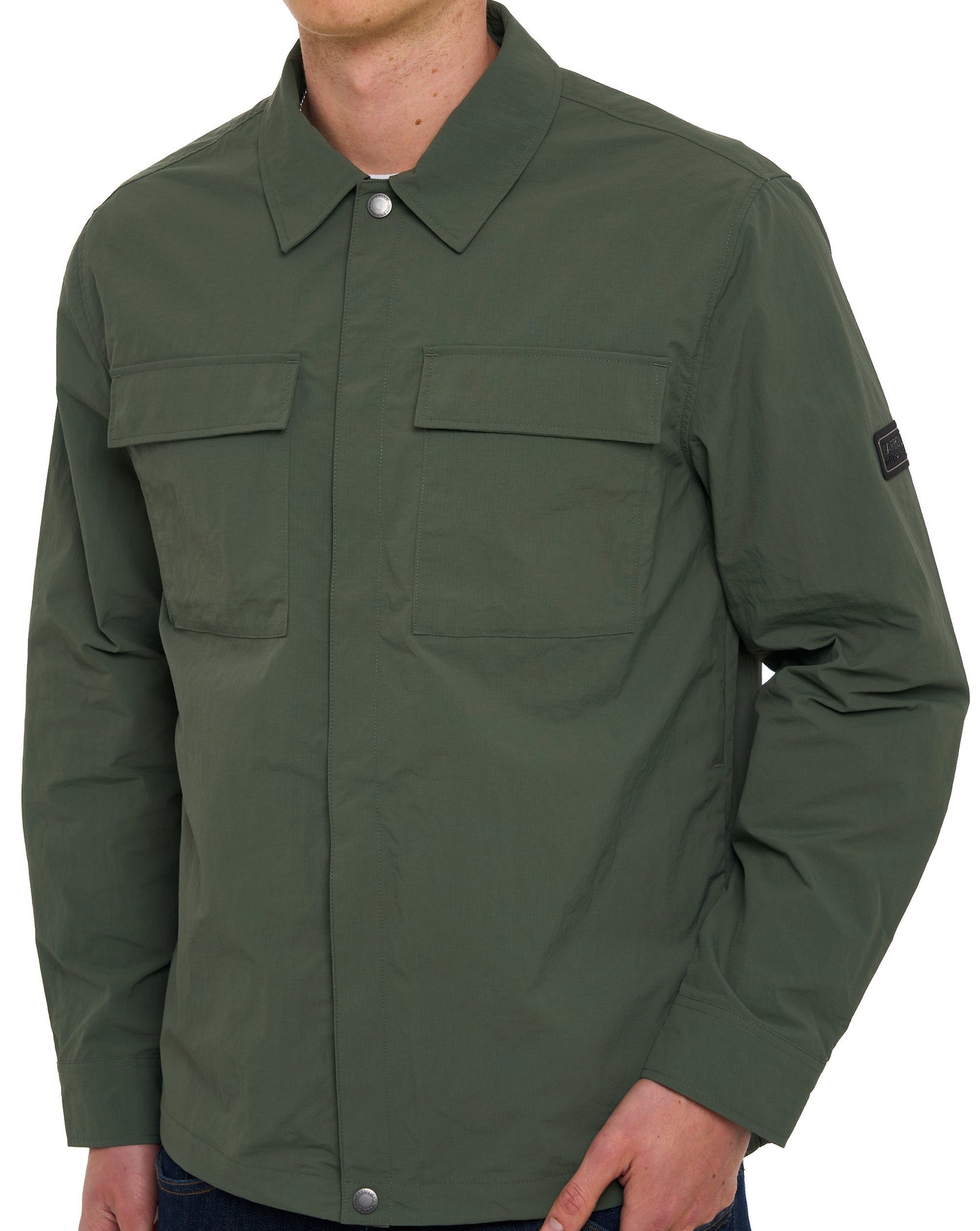Barbour International Ardie Overshirt Thyme
