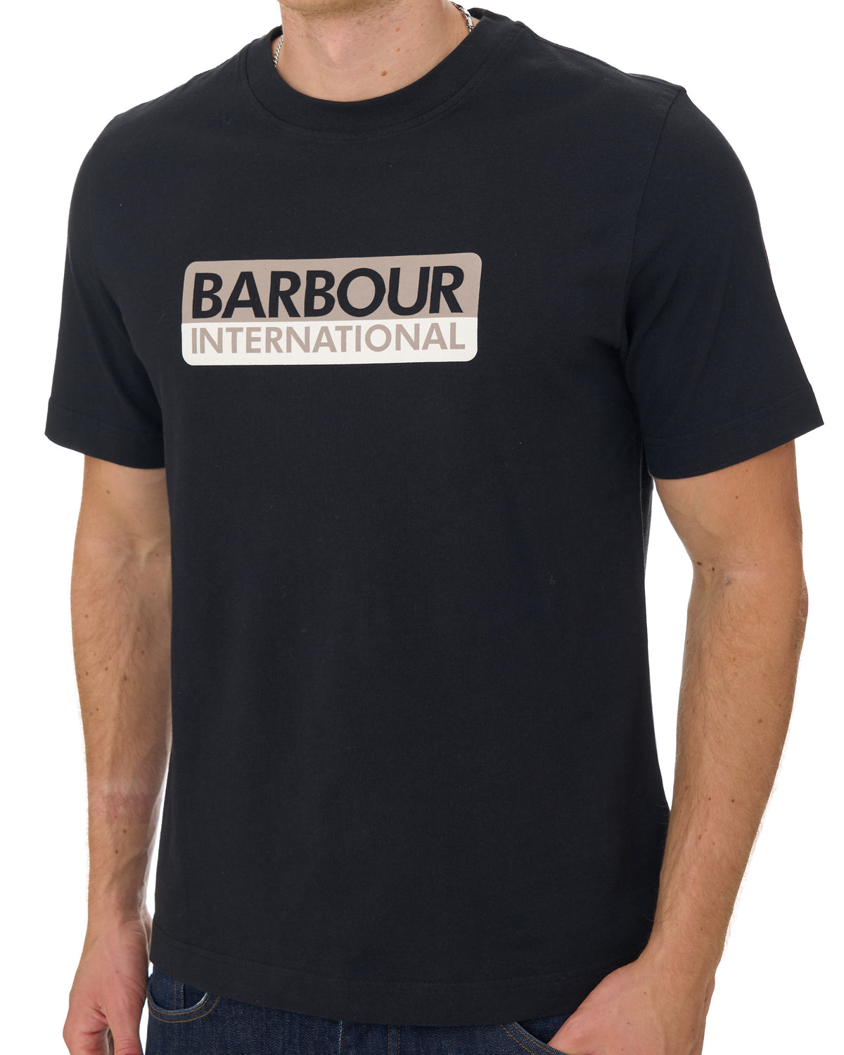 Barbour International Blackfell Graphic T Shirt Black