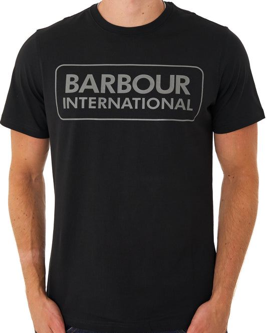 Barbour International Barbour International Block Logo T Shirt Black
