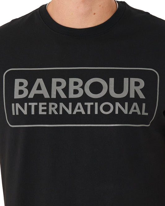 Barbour International Barbour International Block Logo T Shirt Black