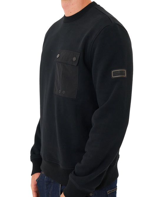 Barbour International Barbour International Inline Crew Sweat Black