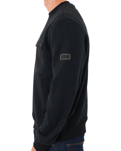 Barbour International Inline Crew Sweat Black