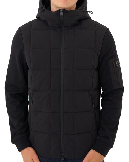 Barbour International Tanfield Quilted Sweat Black