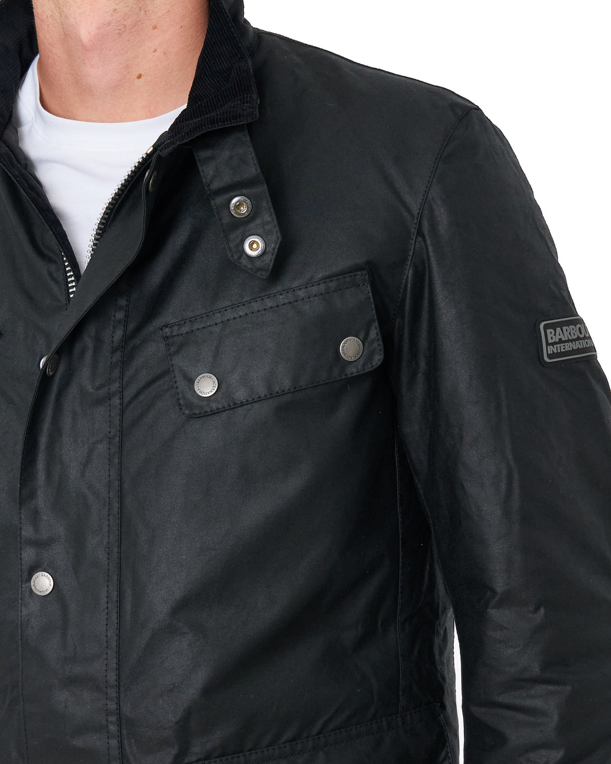 Barbour International Tourer Duke Wax Jacket Black