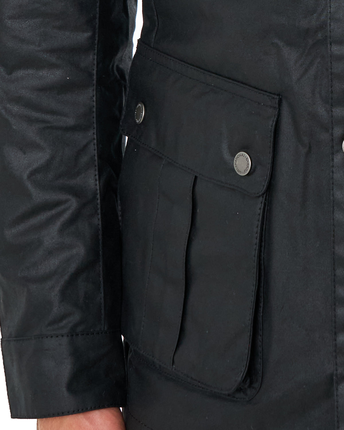 Barbour International Tourer Duke Wax Jacket Black