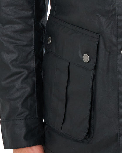 Barbour International Tourer Duke Wax Jacket Black